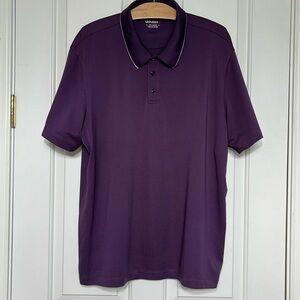 UNTUCKit Men's Purple Polo Shirt